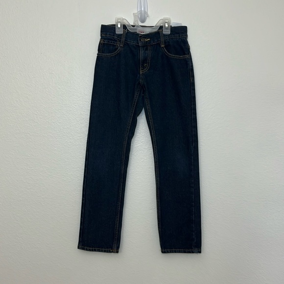 Levi's Big Boys 511 Skinny Fit Jean Sz 10 Regular Dark Wash - Picture 1 of 9